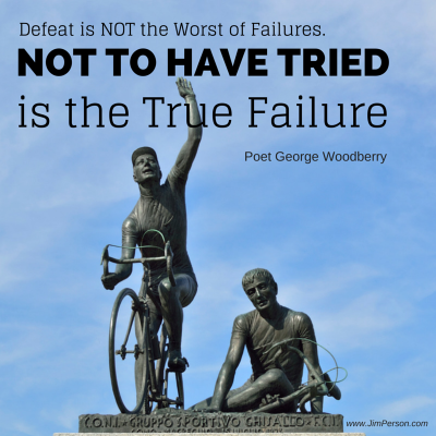 Read more about the article Monday Motivation: Defeat is Not Failure