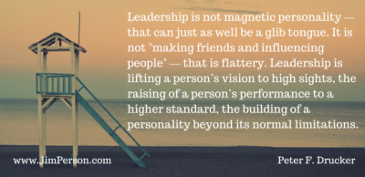 Read more about the article Monday Motivation: Leadership is Not Magnetic Personality