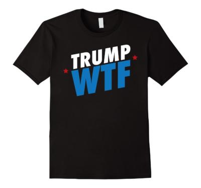 Trump WTF t-shirt (black)