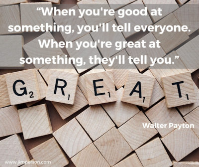 Read more about the article Monday Motivation: Difference Between Good and Great