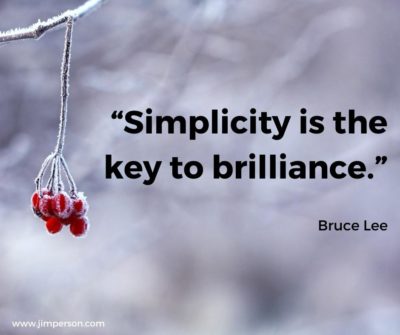Read more about the article Monday Motivation: Simplicity