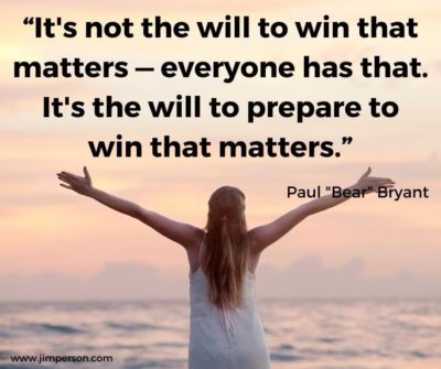 Read more about the article Monday Motivation: The Will to Win