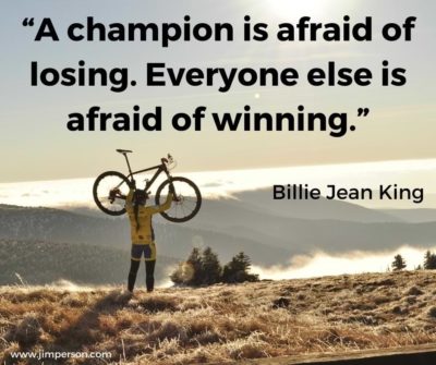 Read more about the article Monday Motivation: Afraid of Winning