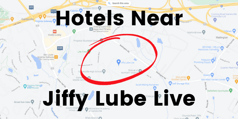 hotels near jiffy lube live in bristow