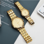 fngeen watch New-Golden-Watch-For-Women-Men-Simple-Quartz