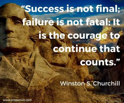 Read more about the article Monday Motivation: Success is Not Final