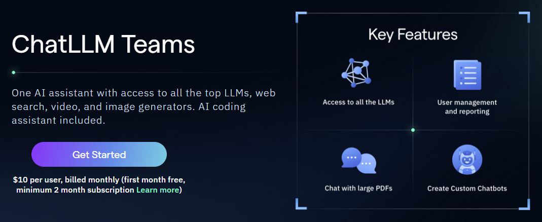 ChatLLM Teams by abacus.ai