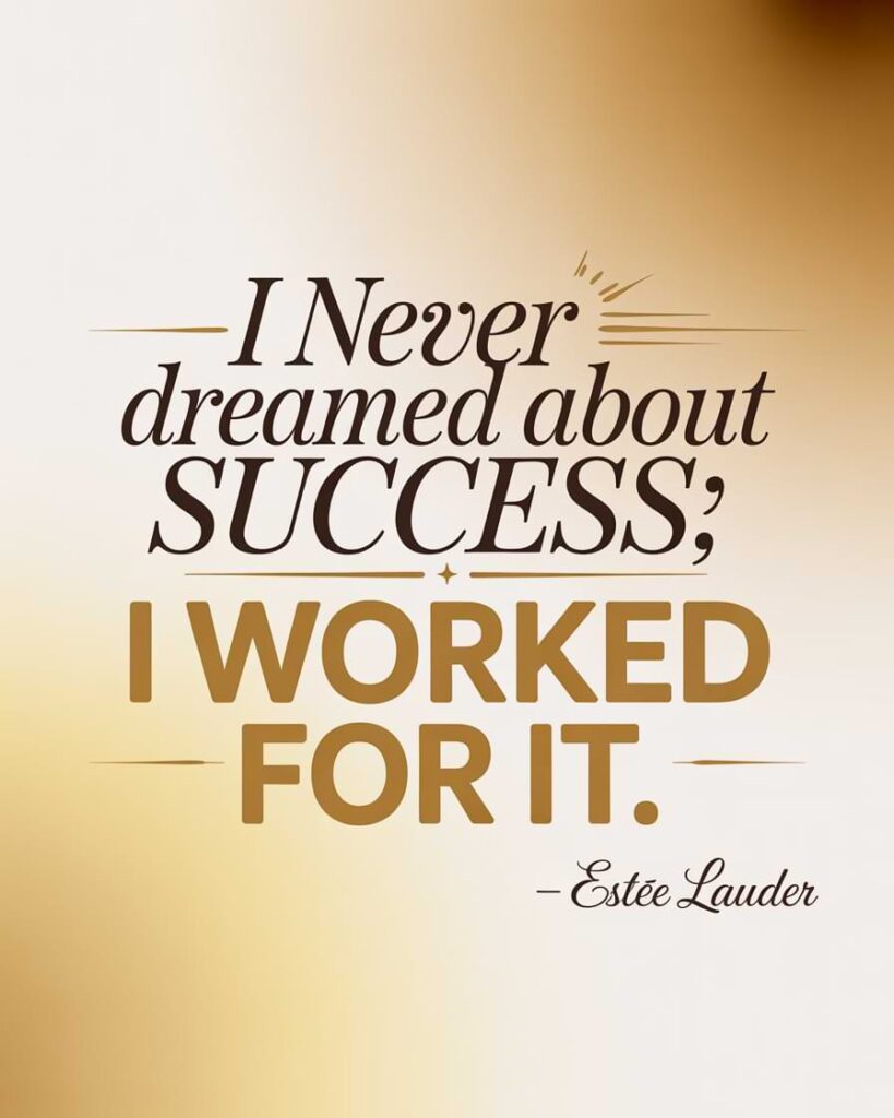 Estee Lauder quote