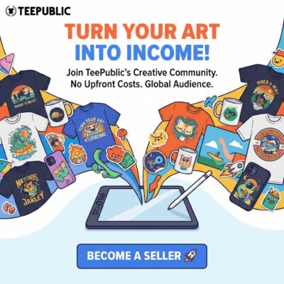 become a seller on TeePublic